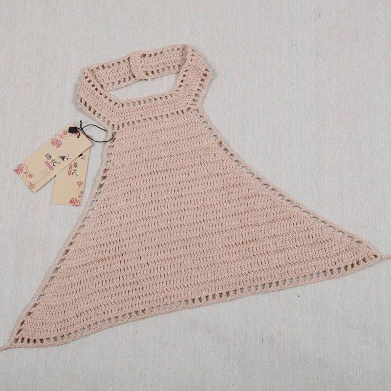 Crochet bikini top, women's scarf swimsuit