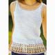 Knitted tank top,knit tank top,crochet tank top,crochet top,crochet tank top,knitting tank top 615015