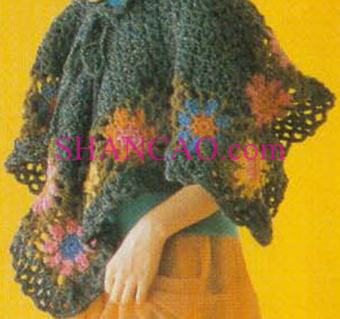 Crochet shawl,crochet scarf,crocheted scarves,crochet wrap,crochet poncho 633003